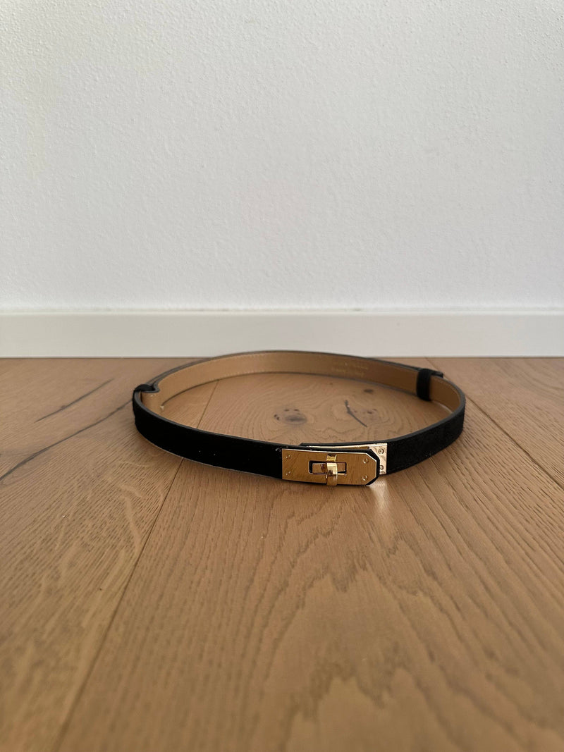 Madia Suede Belt | Black