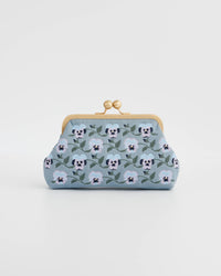 Pansy Blue Victoriana Clutch