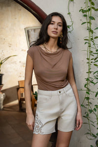 Livie shorts | Taupe