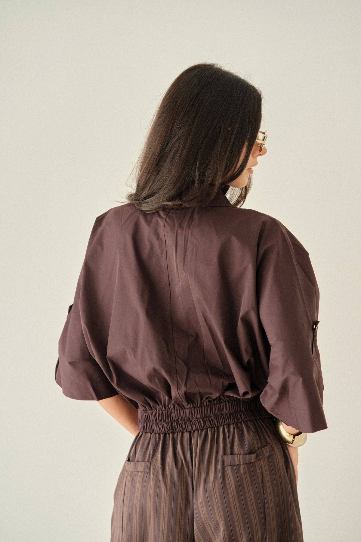 James Pants - Brown Striped