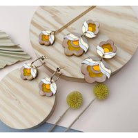 Anna Retro Flower Mini Pendant: Pink Sky