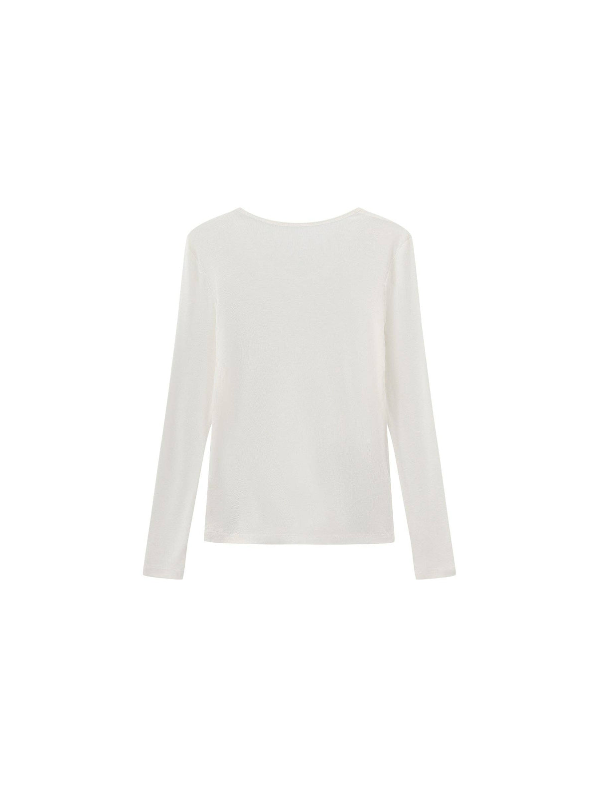 Basic Long-Sleeve Layering Top | Crew Neck