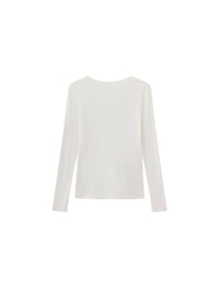 Basic Long-Sleeve Layering Top | Crew Neck