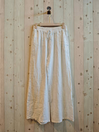 Linen Trousers with Elasticated Waist