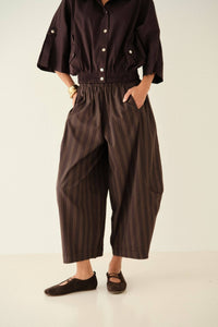 James Pants - Brown Striped