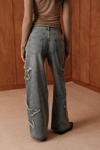 Félicie Star Wide Straight Jeans