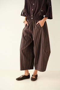 James Pants - Brown Striped