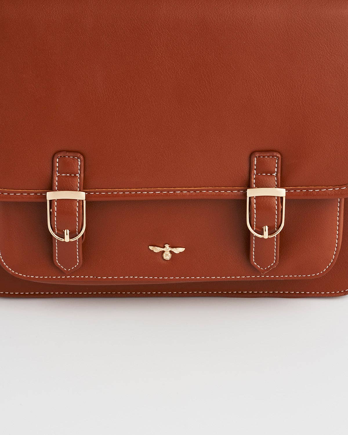 Into the Woods Tan Classic Satchel