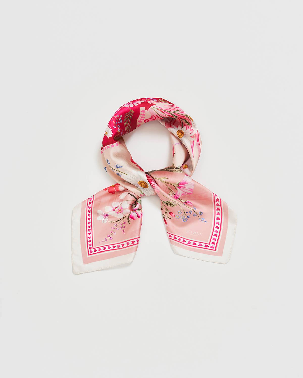 Penelope Pink Square Scarf