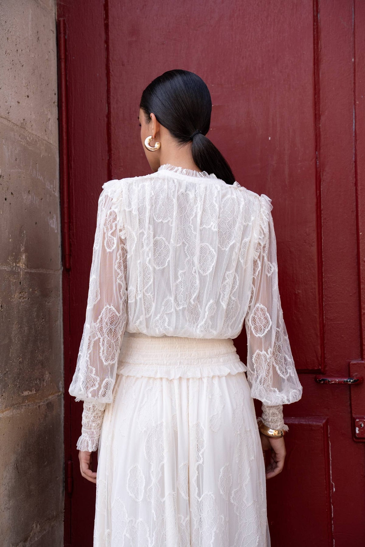 Lace Blouse | Ecru