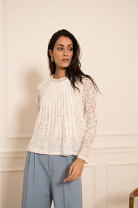 Tiffany Blouse | Ecru