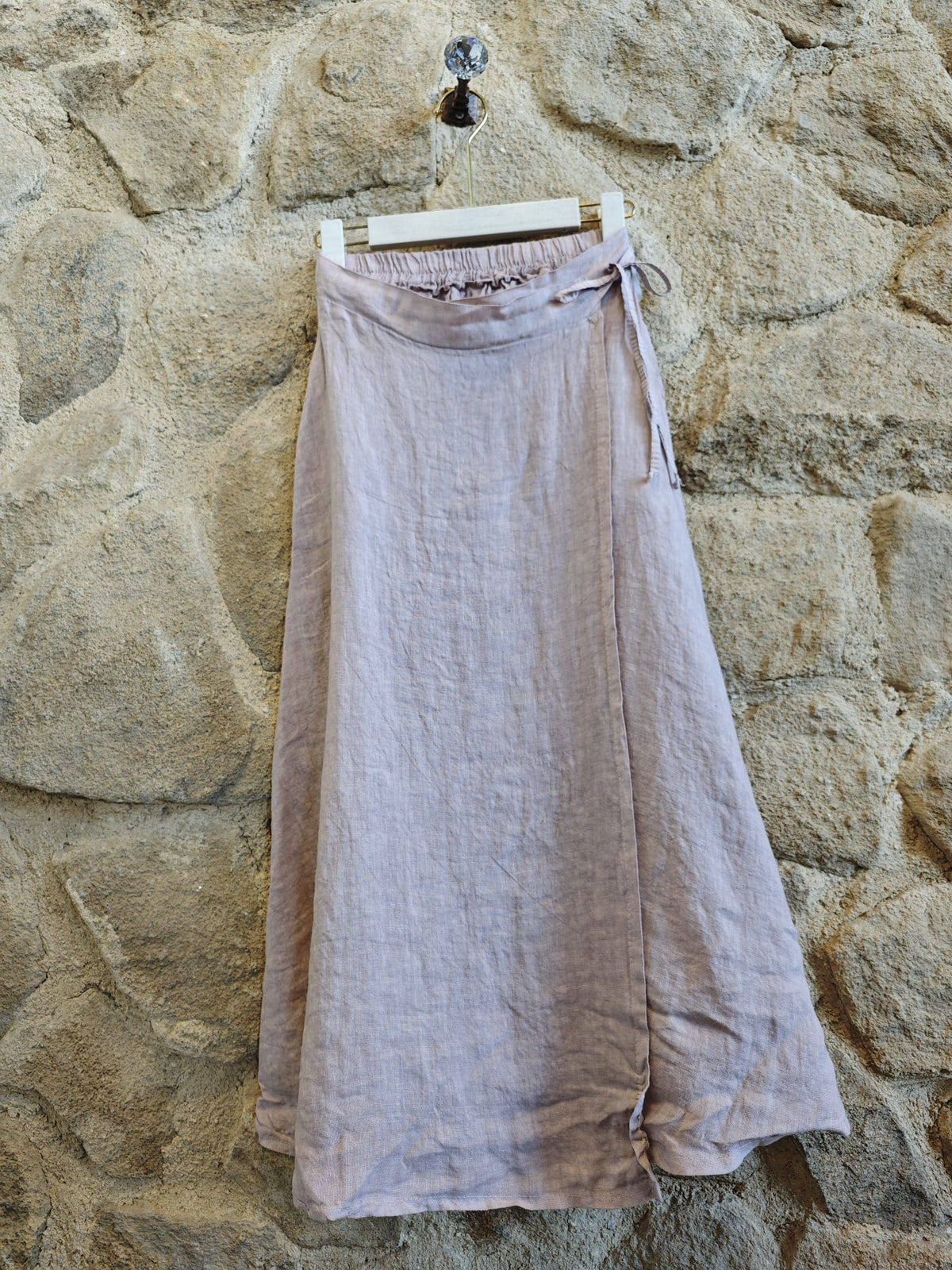 Linen Wrap Skirt
