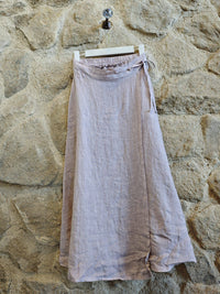 Linen Wrap Skirt