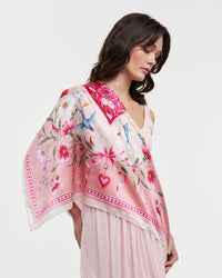 Penelope Pink Square Scarf