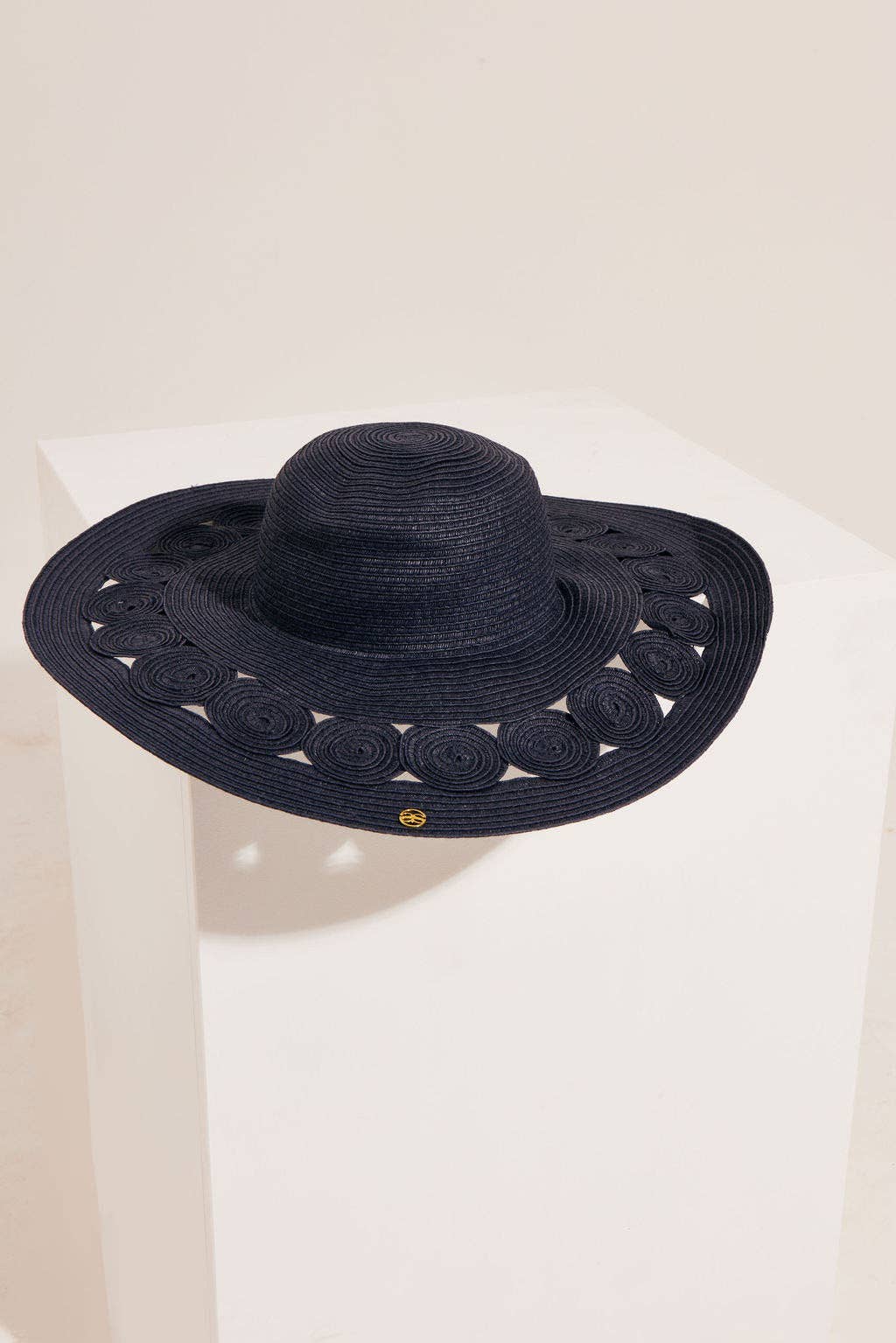Cut Out Detail Sun Hat | Navy