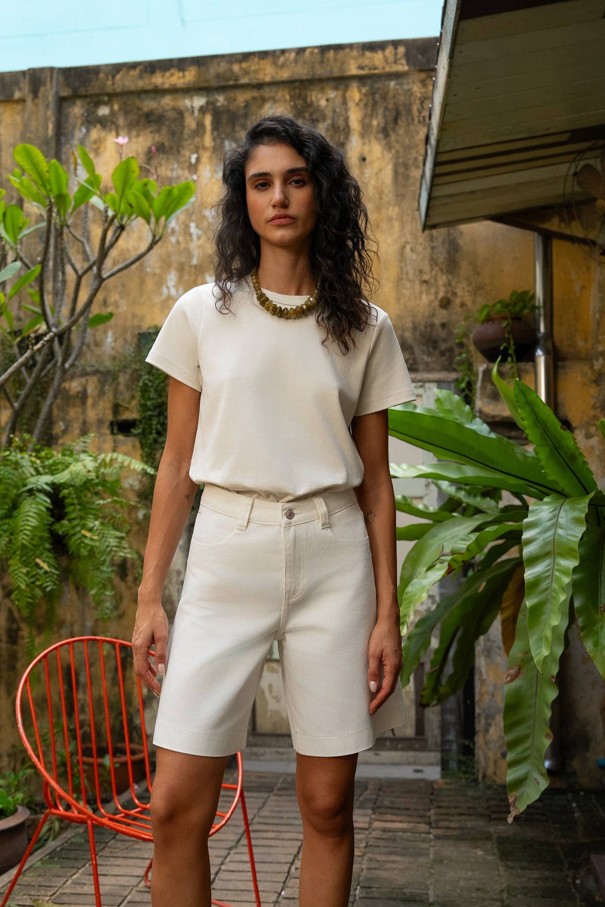 Bermuda Victus Shorts | White