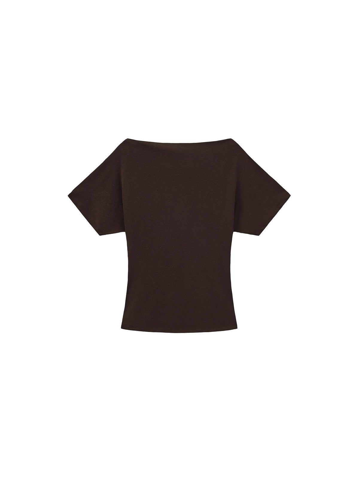 CUBIC Lyocell Blend Off-Shoulder Fitted Top