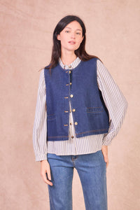 IMANE – 100% Cotton Denim Vest