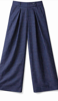 Chester trousers - navy check