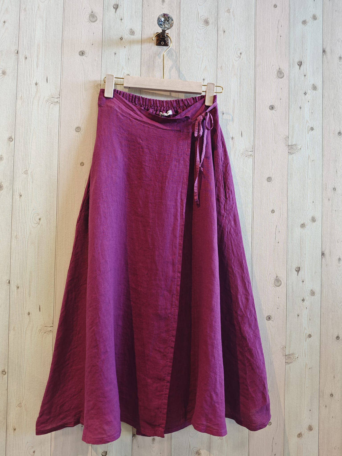 Linen Wrap Skirt