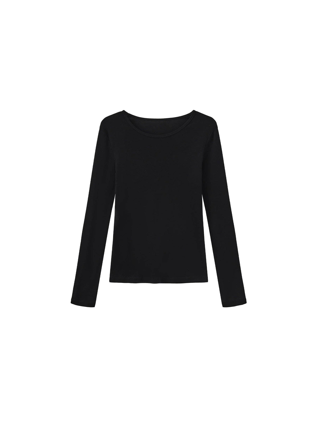 Basic Long-Sleeve Layering Top | Crew Neck