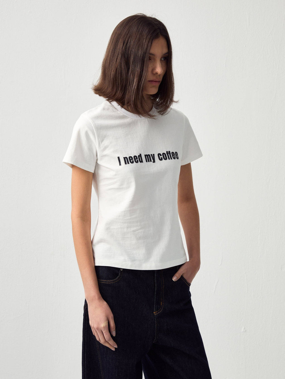 CUBIC 'need my coffee' T-Shirt