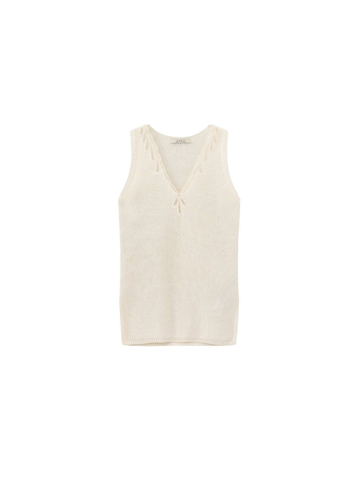 CUBIC Paperfeel V-Neck Tank Top