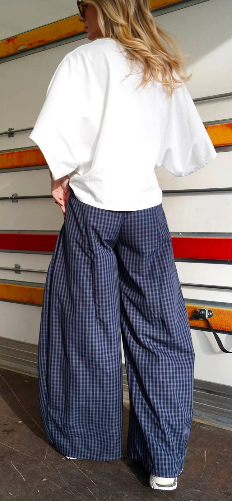 Chester trousers - navy check