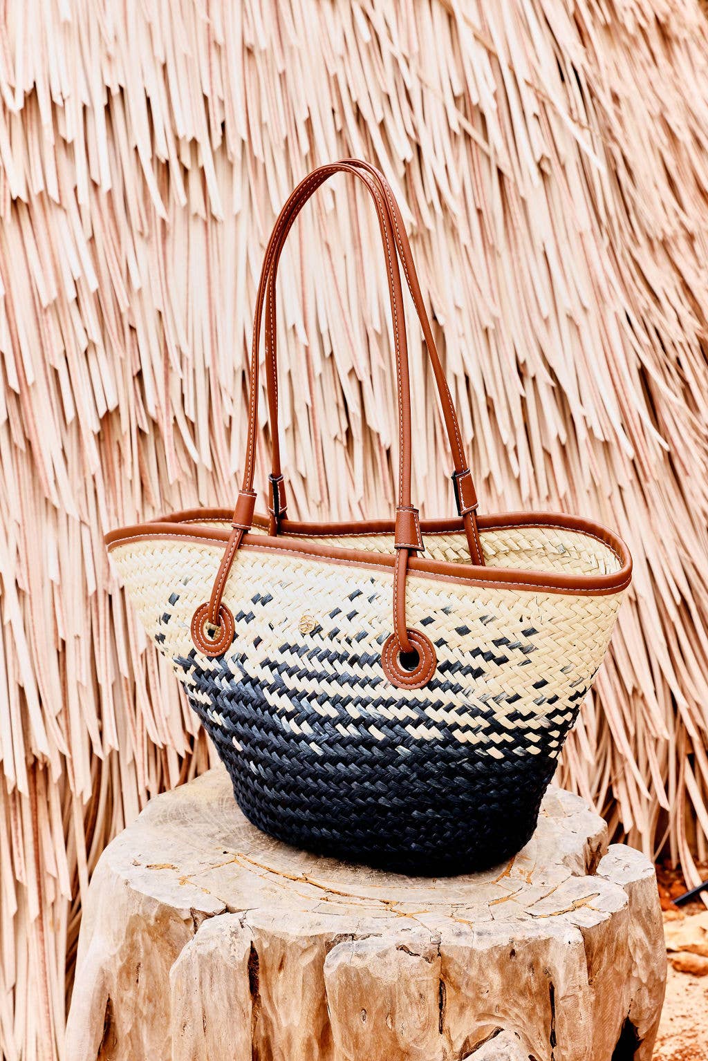 Heidi Midnight Woven Bag
