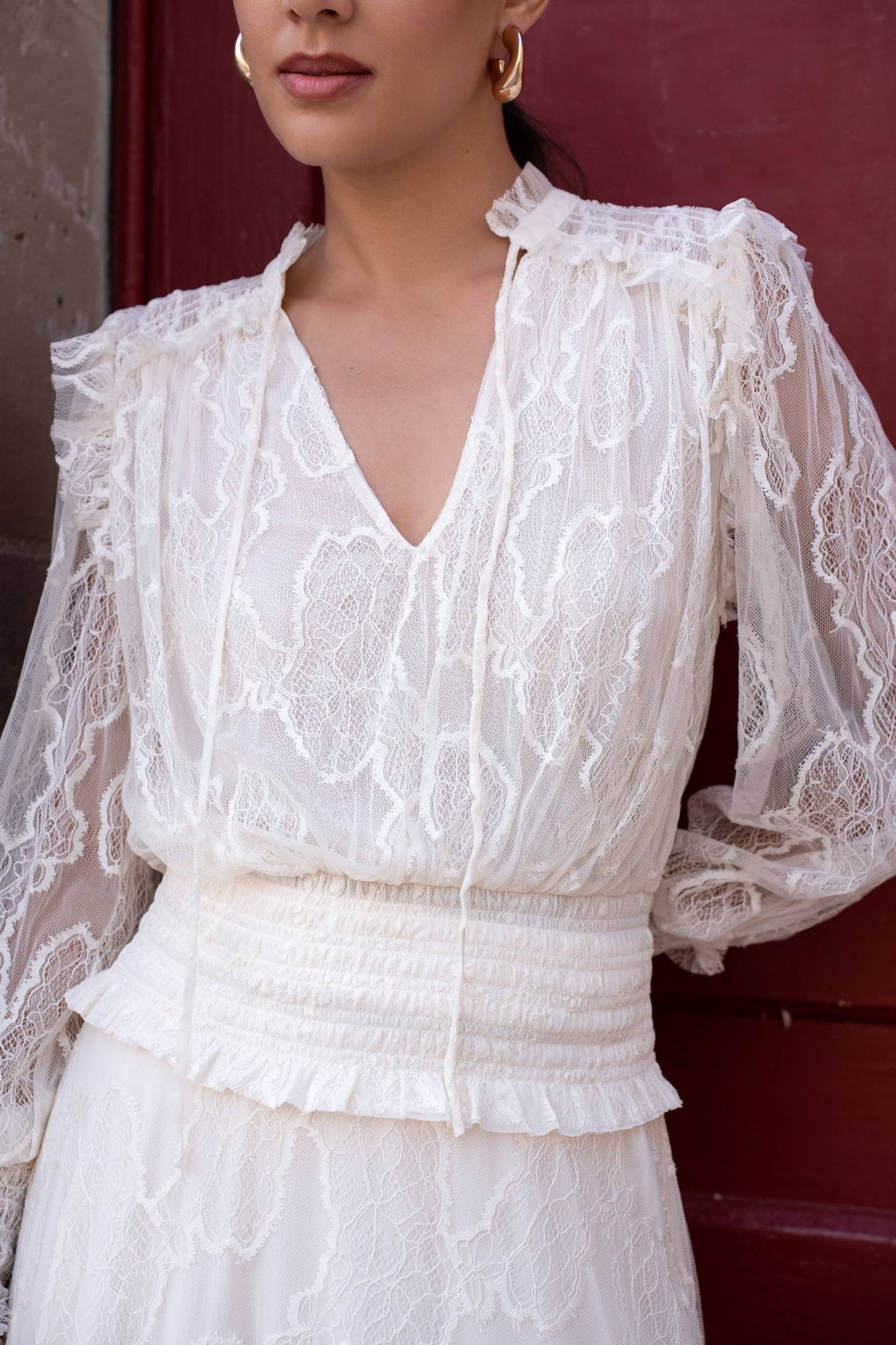 Lace Blouse | Ecru