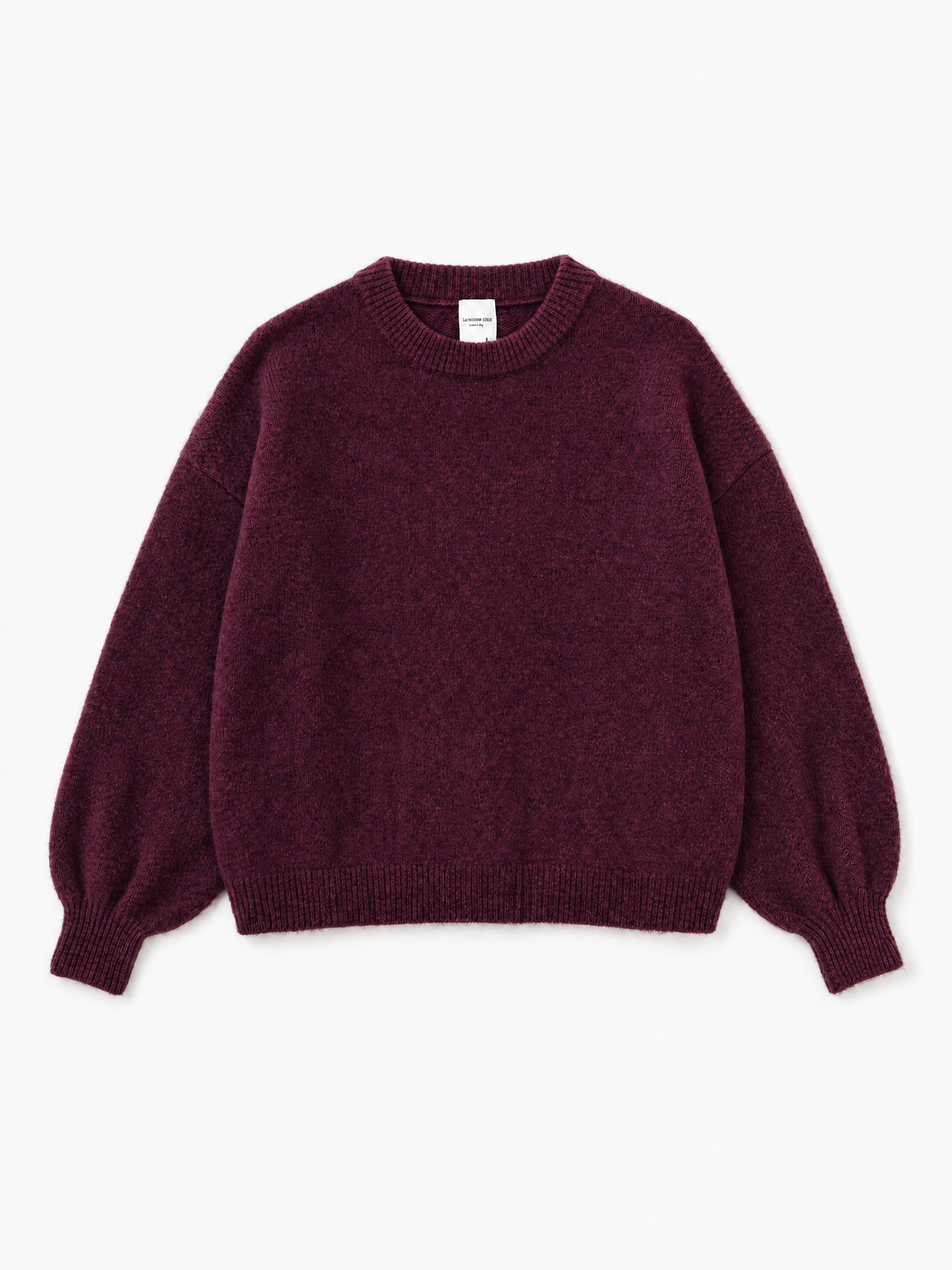 Balloon Sleeve Jumper | Merlot