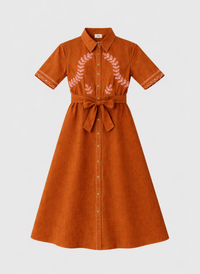 Osmina Dress | Caramel