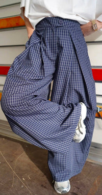 Chester trousers - navy check