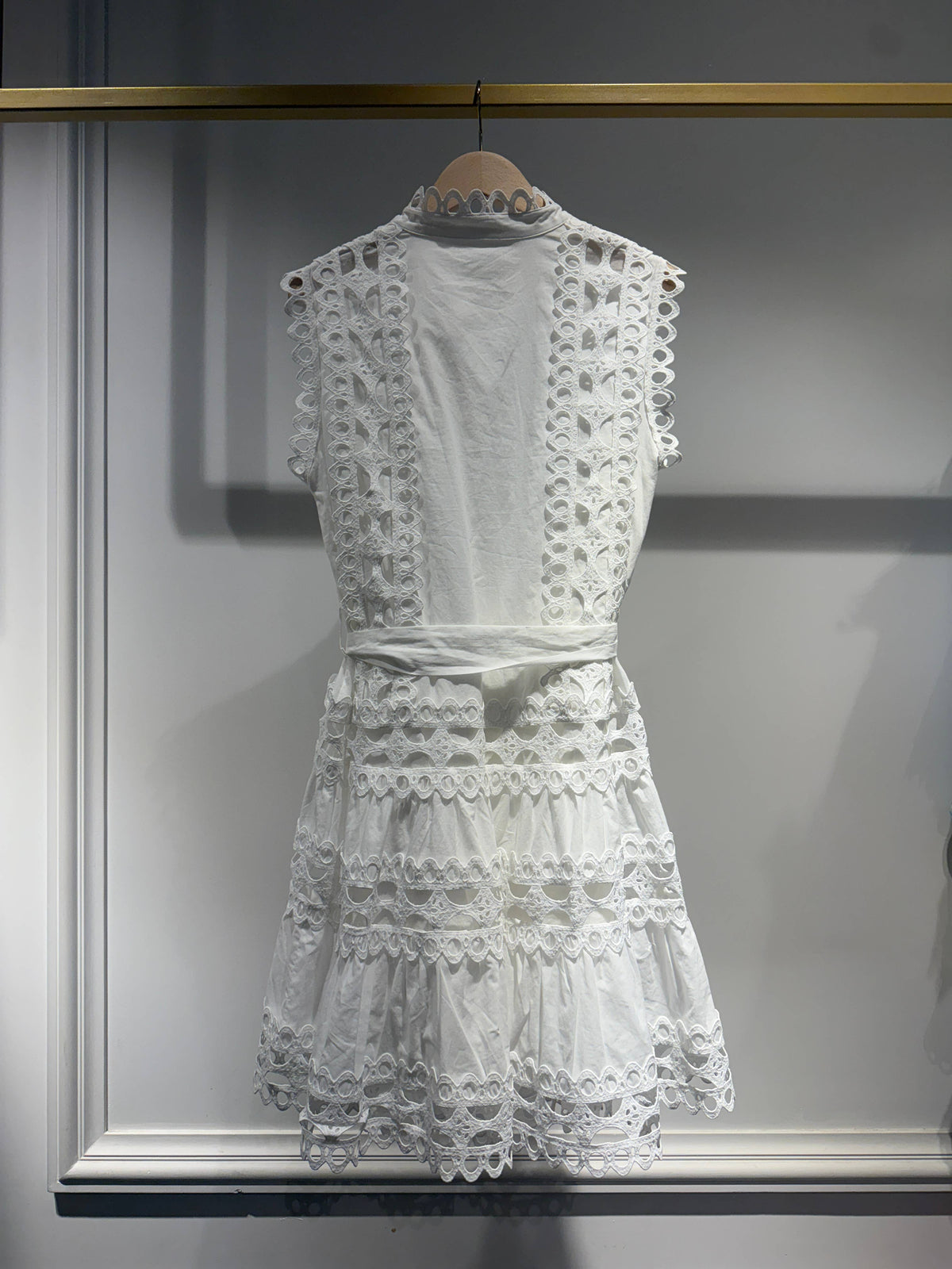 Ellie Sleeveless Short Cotton Dress