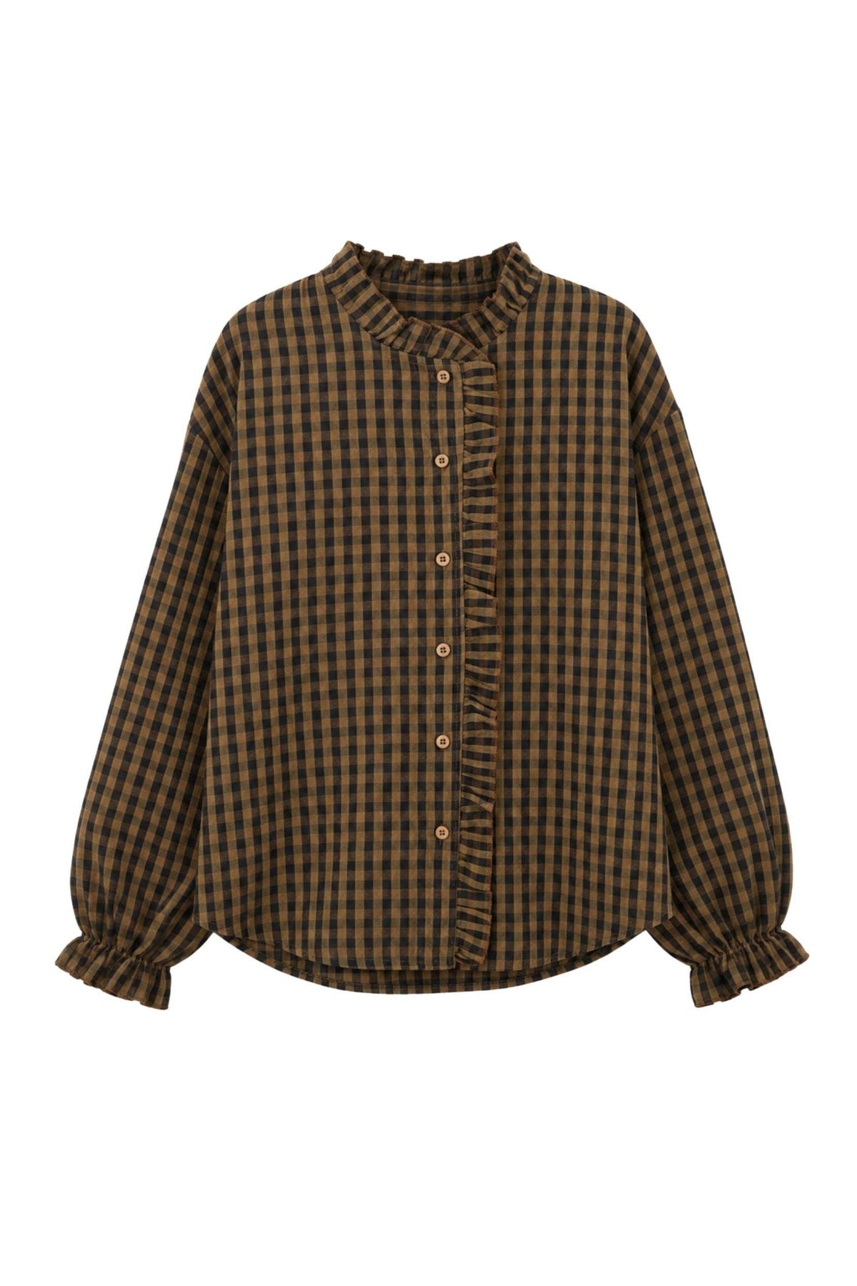 Erine Shirt - Brown Check