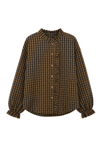 Erine Shirt - Brown Check
