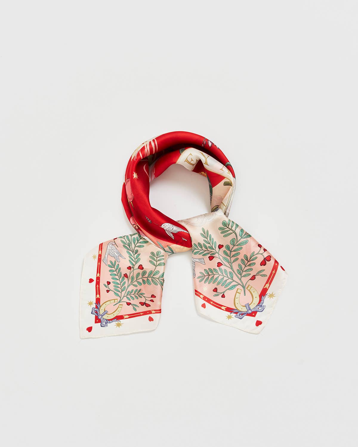 Freya Pink Narrative Square Scarf