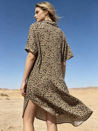 Tunic Shirt Dress | Leopard