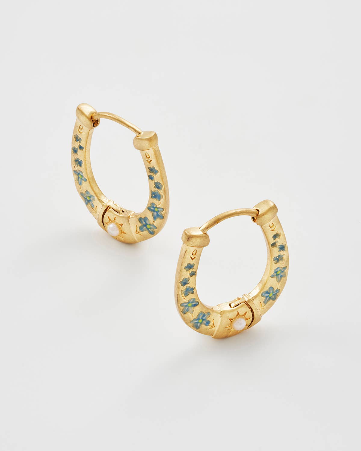 Horseshoe Hoop Earrings