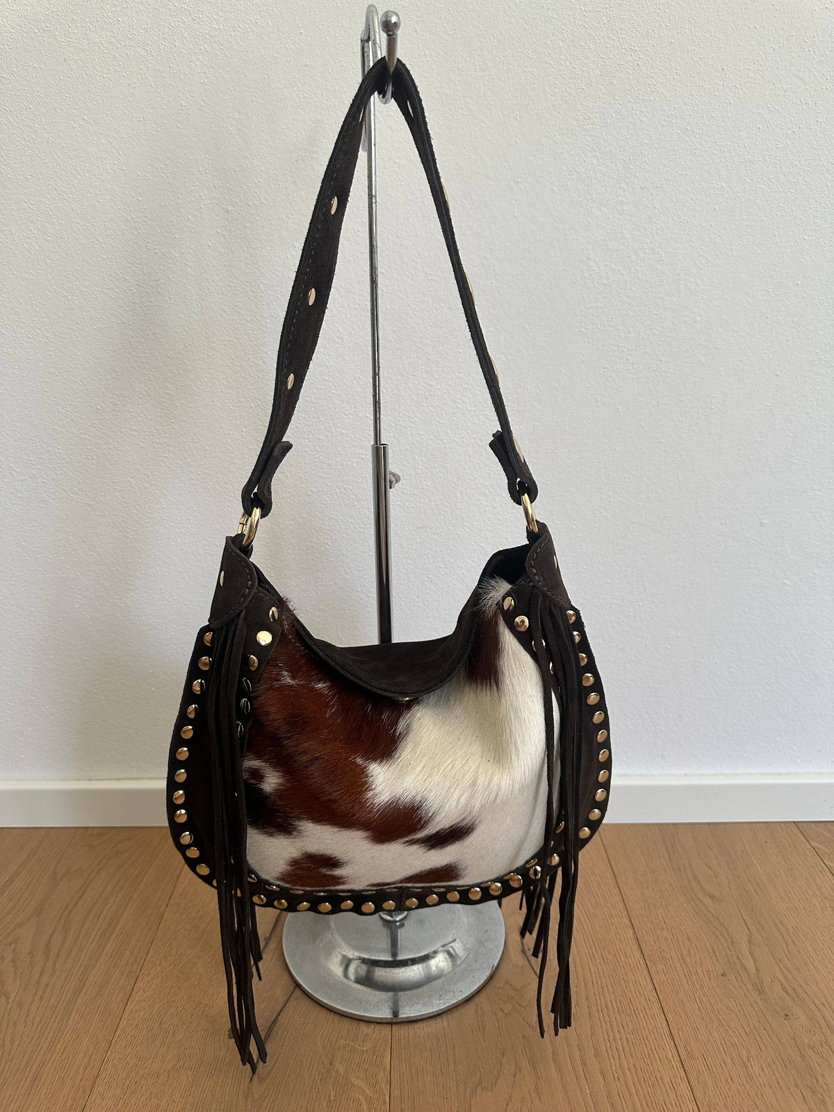 Daxy Shoulder Bag | Cow Print