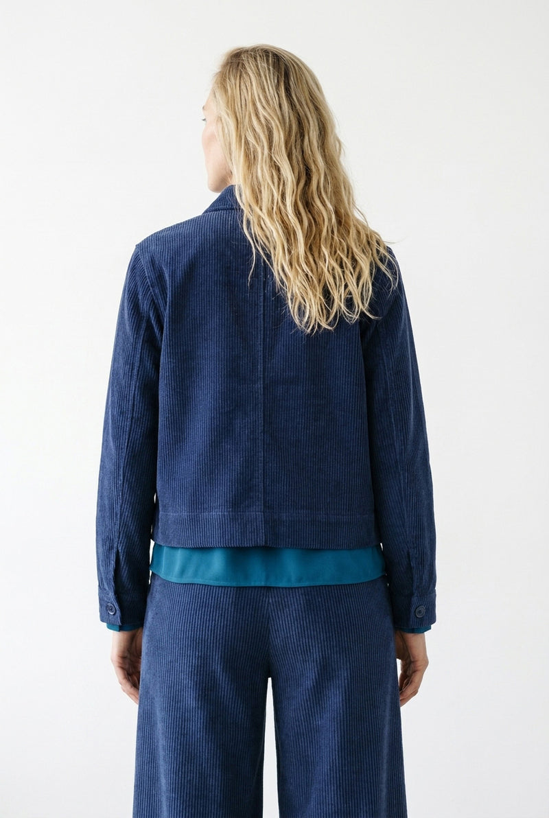 Finn Cord Jacket | Navy