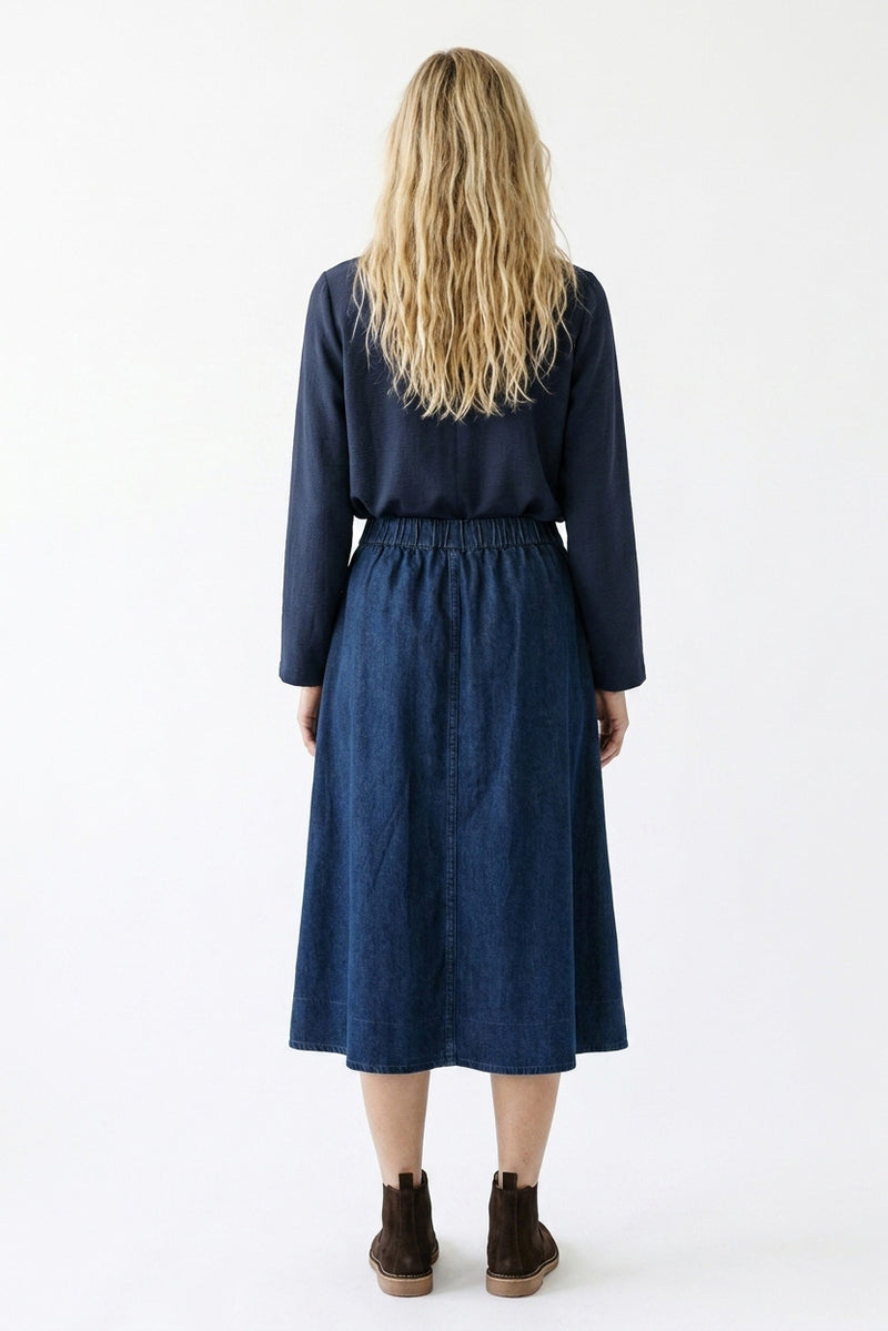 Flox Denim Skirt | Denim