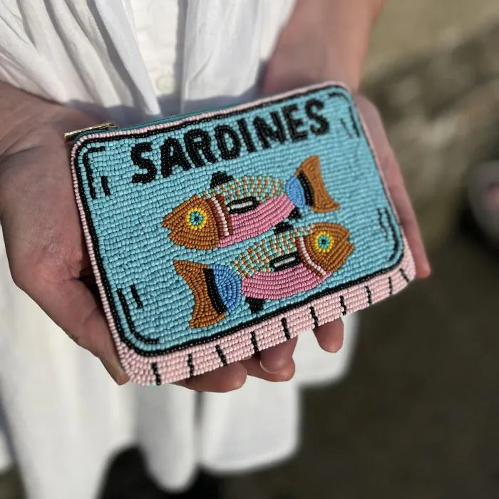 Sardines Beaded Purse
