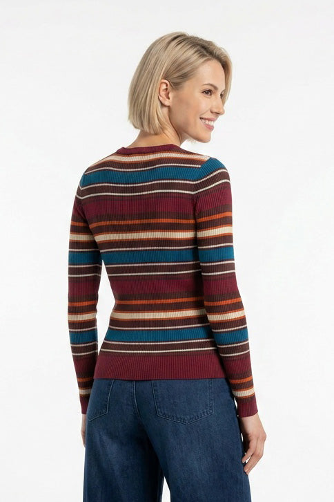 Julia Stripe Jumper | Rubarb