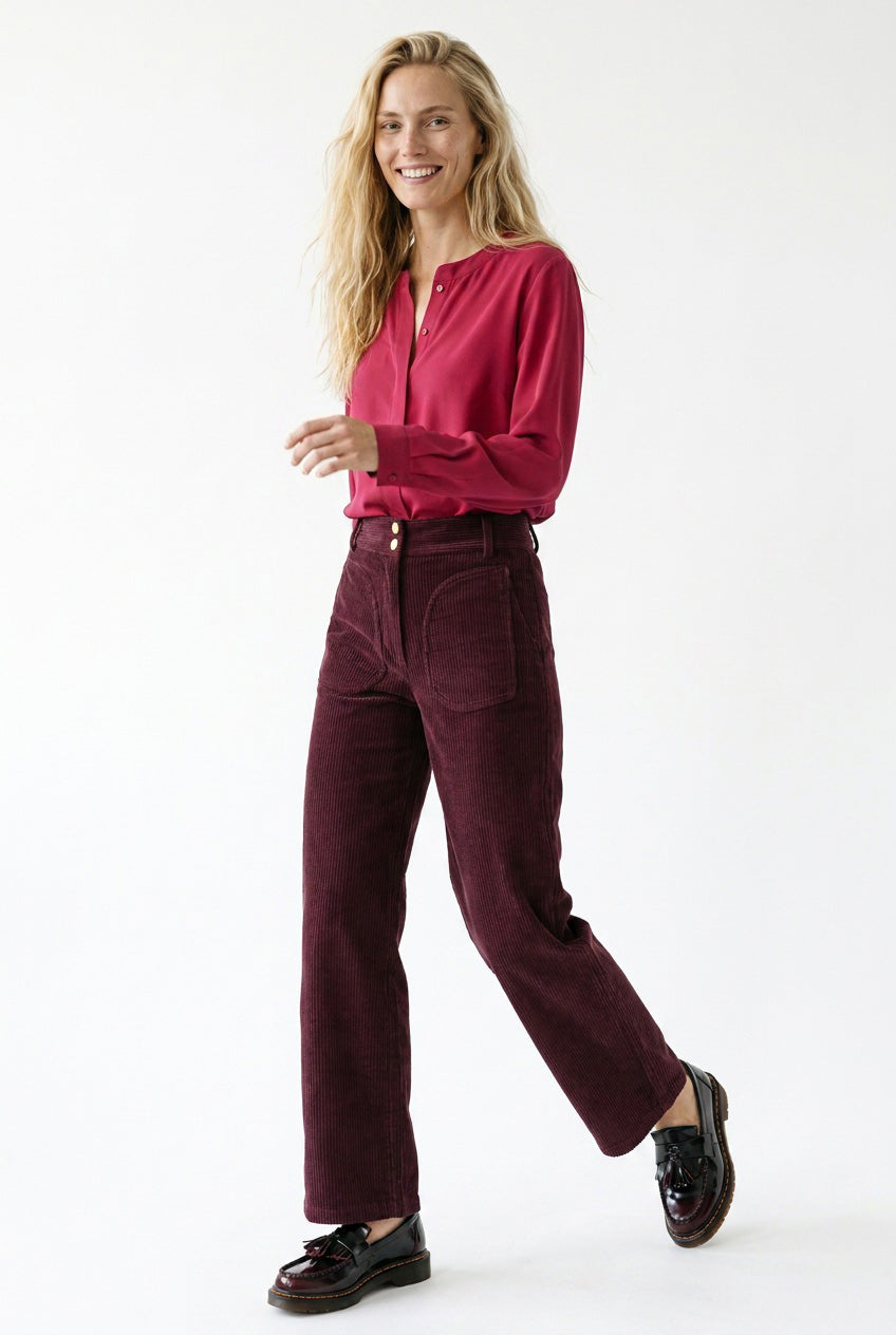 Marin Cord Trousers | Rum Raison