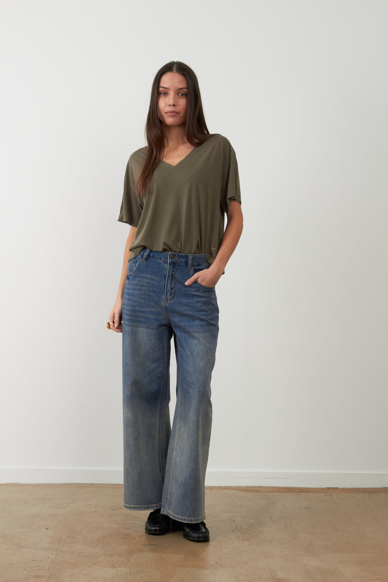 Anya T-shirt | Khaki