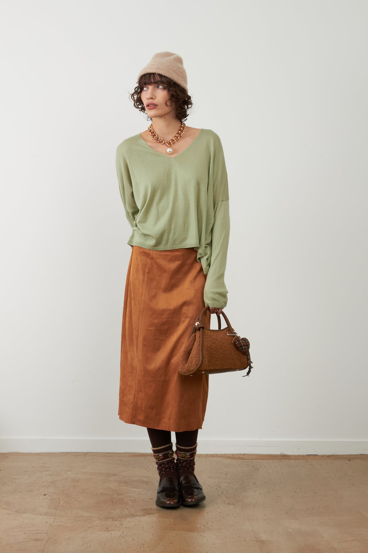 Leila Sweater | Water Green