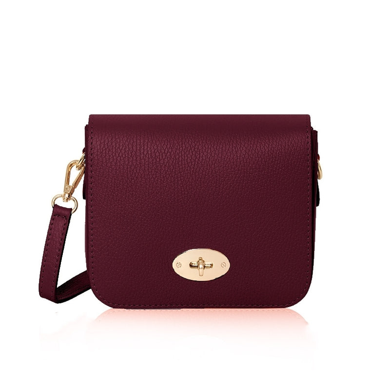Cross-Body Large Flap Leather Bag