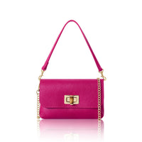 Leather Clutch Bag with Straps