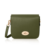 Cross-Body Large Flap Leather Bag
